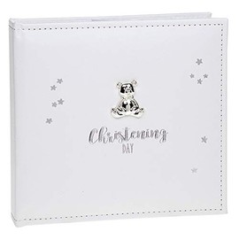 Christening Day Photo Album Star and Teddy Design 50 Photos