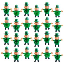 24Pcs St. Patrick's Day Mini Leprechaun Toys,Squeeze Porcupine Toys Gifts for Kids Boys Girls St. Patrick's Day Party Favor,Home Decor (St Patrick's Day)