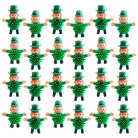 24Pcs St. Patrick's Day Mini Leprechaun Toys,Squeeze Porcupine Toys Gifts for Kids Boys Girls St. Patrick's Day Party Favor,Home Decor (St Patrick's Day)