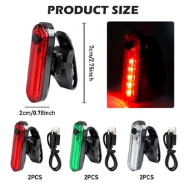 PORFOYO 6 Stück LED Navigationslichter Für Boote, Boots Navigationslichter, Boots-Navigations lichter Buglichter Led Bootslichter Wasserdichte Signalleuchte 4 Arten Blinkmodus, Für Marine Boot Yacht