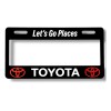 Par De Porta Placas Premium Toyota