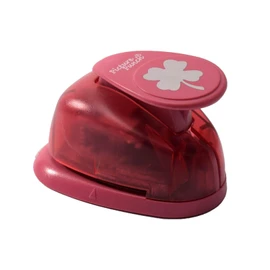 Vaessen Creative Craft Paper Punch Medium, Four Leaf Clover, for DIY Projects, Scrapbooking and Card Making, Multi-Colour, 7.3 x 5.3 x 5 cm