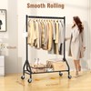 EAGMAK Heavy Duty Clothes Rack Load 420 LBS, Rolling Garment