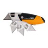 Fiskars Pro Folding Utility Knife, CarbonMax Blade with Safe Blade