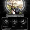 Outdoor Sports Watch Carbon Fiber Case Water Resistant Multifunctional Wristwatch