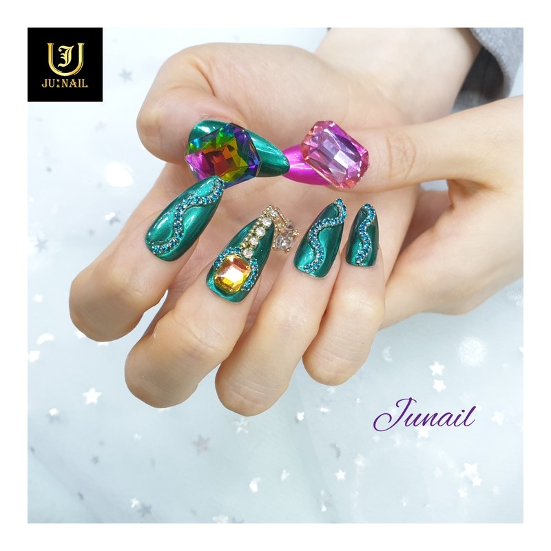 ⚜️Dongsangmong Handmade Nail Tips✨ - Short Round Square / ⚜️동상이몽