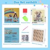YarnWhimsy Children's Diamond Painting with Frame Diamond Art Pictures Puppy,
