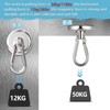 MIN CI Strong Magnetic Hooks 88lbs（40kg）, Strong Magnets Hooks Heavy