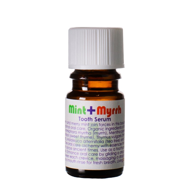 Living Libations Mint + Myrrh Tooth Serum, 15ml