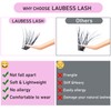 Lash Extension Kit 300 Pcs Lash Clusters Kit Lash Bond