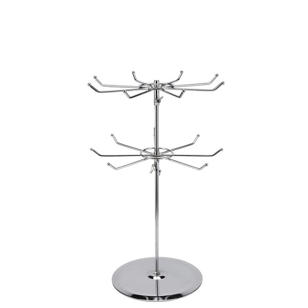 Polmart Medium Duty Two Tier Counter Top Spinner Display Stand (1 - Pack)