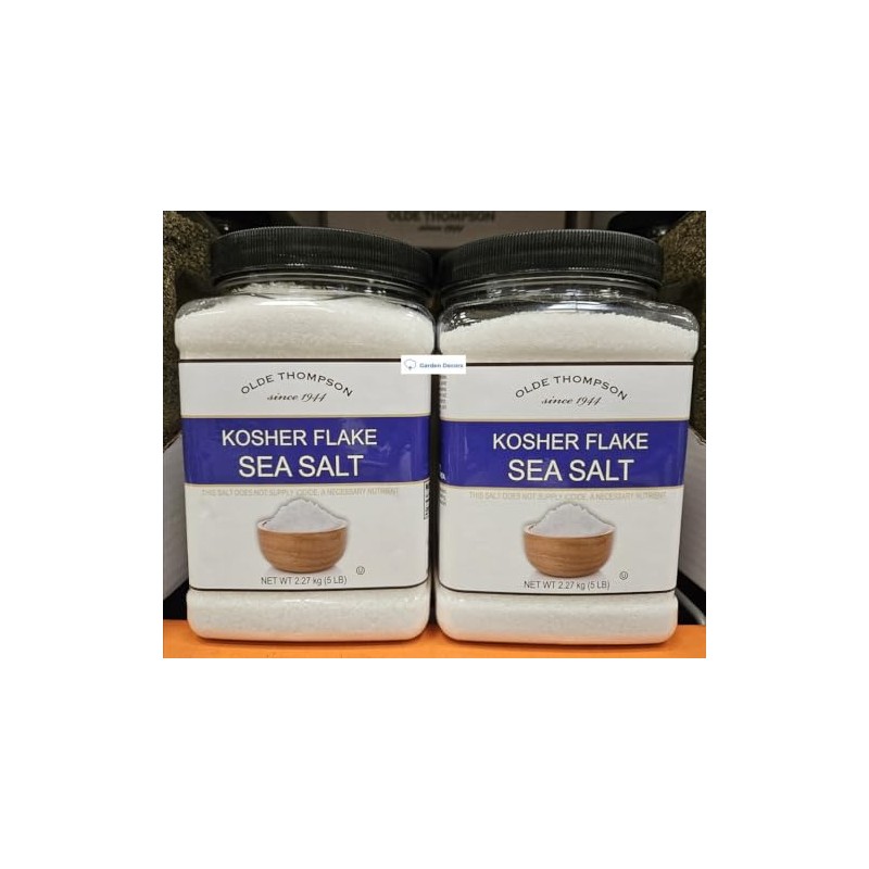 Generic Olde Thompson Kosher Flake Sea Salt 5lb 2.27kg (Two