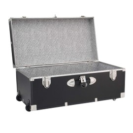Seward Explorer 30" Trunk with Wheels & Lock, Black