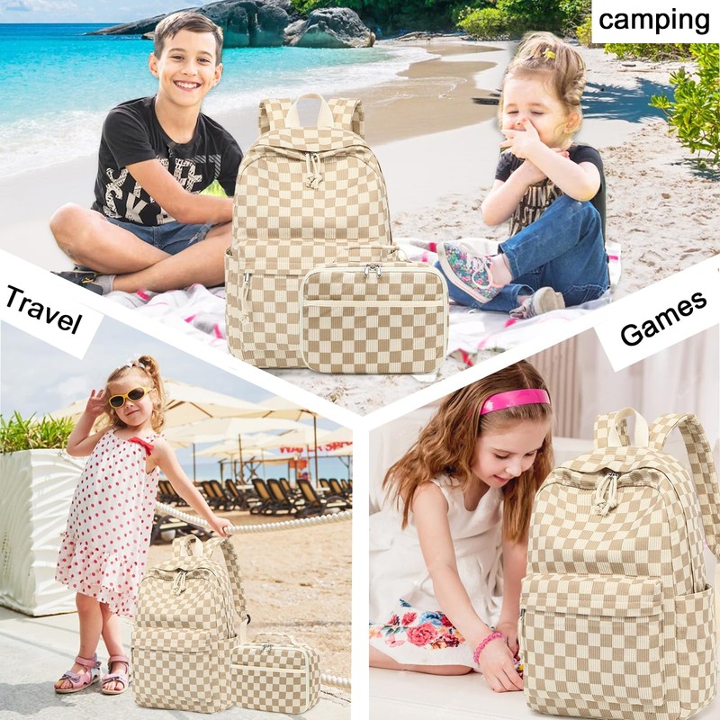 Bluboon Backpack for Girls Kids Preschool Backpack with Lunch Box