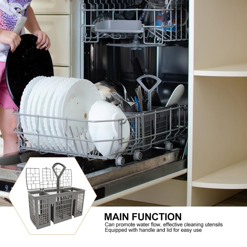 DASNTERED Dishwasher Cutlery Basket Suitable for Bosch, Universal Washing Basket