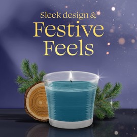 Glade 1-Wick Scented Candle Jar, Embers & Sandalwood, Air Freshener Infused with Essential Oils, 4.08 Oz, 2 Count