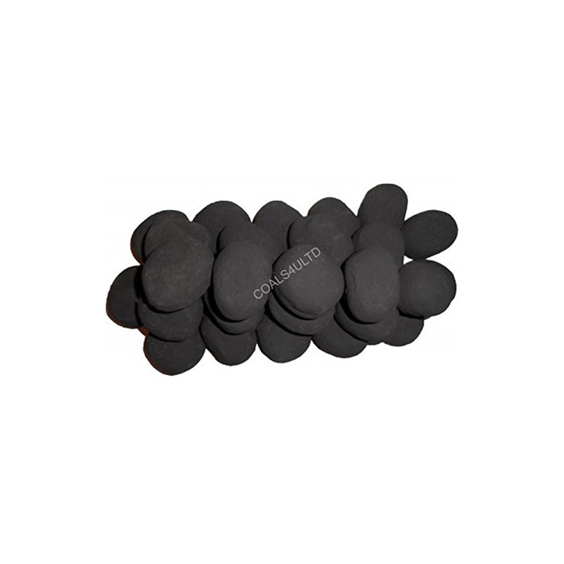 18 6 Different Colours Gas Fire Replacement Ceramic Pebbles Replacements/Bio