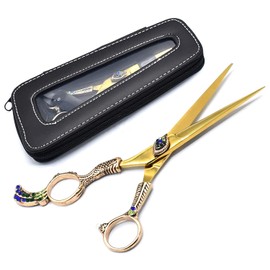 Laja Imports Hairdressing Scissors Barber Hair Shears Gold Razor Sharp Bts-262 for Educational Use