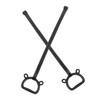Kisangel Adjustable Children's Gymnastic Rings Home Workout Equipment Gymnastics Equipment