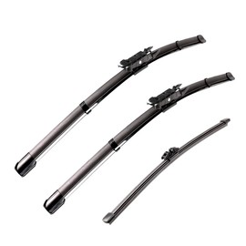 3 wipers Factory for Ford Explorer 2011-2018 Original Equipment Replacement Front and Rear Windshield Wiper Blade - Pinch Tab 26"/22"/11" (Set of 3) OE# BB5Z-17528-E/D/A