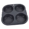 4 Cup Hamburger Bun Pan Dishwasher Safe Silicone Hamburger Bun