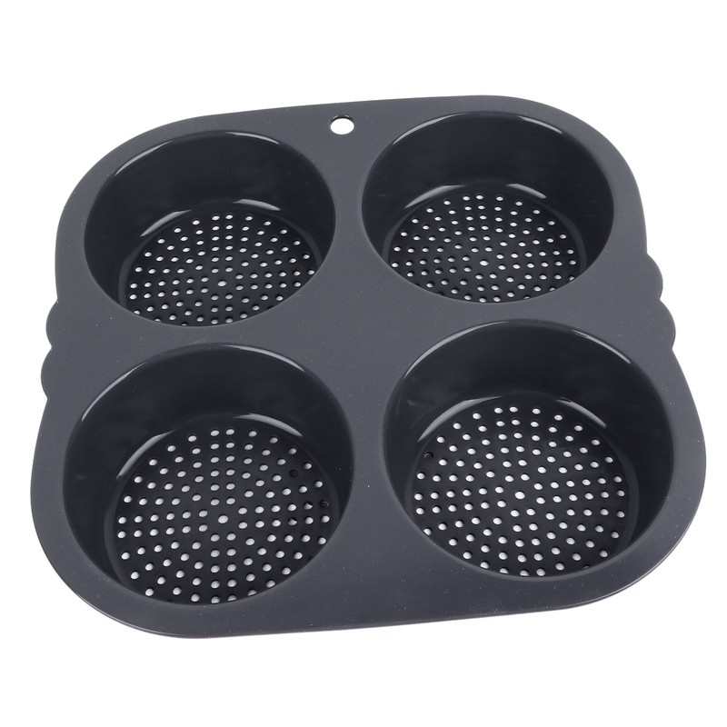 4 Cup Hamburger Bun Pan Dishwasher Safe Silicone Hamburger Bun
