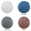 55cm/65cm/75cm Cotton+Linen Protective Yoga Ball Cover Exercise Ball Protection Skin