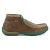 Twisted X Women's Chukka Driving Moc, Bomber & Turquoise, 7.5