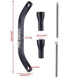 PRO CAKNE Motorcycle Rear Grab Handle Bar Aluminum Rear Seat Rail Kit Grab Handles Hand Grips Compatible for 2016-2019 125 250/300/450/500 SX SXF XC XC-F XCW EXC F-Look Fitment-Black