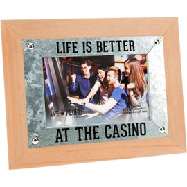 Casino People - 9.5" X 7.5" Frame (Holds 6" X 4" Photo) -