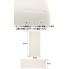Corner Pillow, Large Size, Height 3.7 inches (9.5 cm), Brown