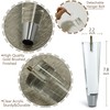 JEREVER Acrylic Furniture Legs Replacement Sofa Feet Cabinet Modern Clear