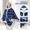 Sealy Wearable Heated Throw Blanket, Flannel & Sherpa Electric Throw
