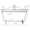 ziparich Necklace Antique Stand Accessories Storage 19 Hooks Jewelry Display