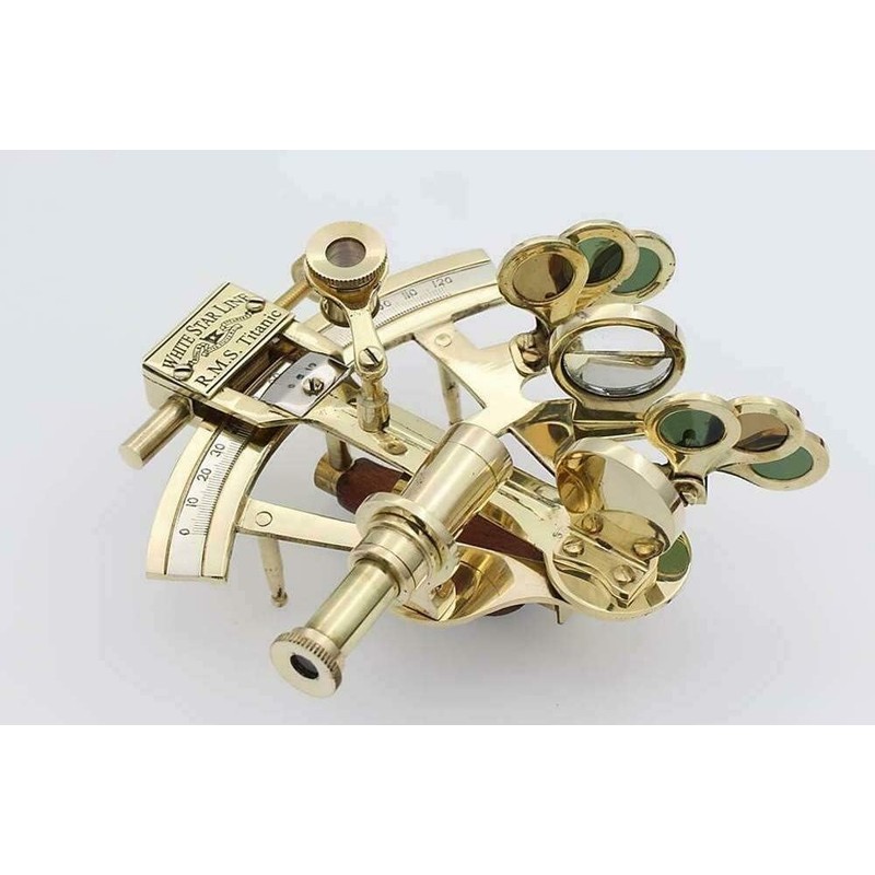 Roorkee Instruments (INDIA) Solid Brass Sextant White Star Line Titanic