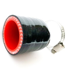 Bekelan 1" (25mm) Black High Temperature 3-ply Reinforced Silicone Bypass Cap With Clamp,For Turbo Bypass Valve/Vacuum/Throttle Body Water Port/Heater Core/Fix Leak