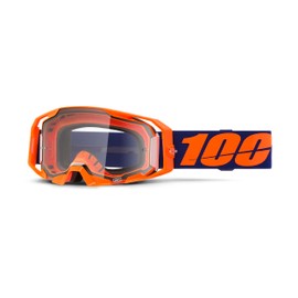 100% ARMATIC Goggle Neon Orange - Clear Lens