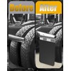 CJEMIX Semi Truck Mud Flaps 24"x36", Universal Heavy Duty Polymer