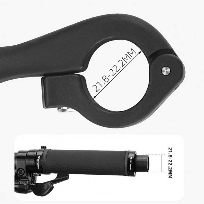 YOUNICE Ergonomic Bicycle Handlebar End Grip 21.8-22.2 mm Handlebar Grip