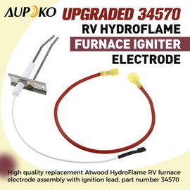 Aupoko 34570 RV Furnace Igniter Replacement for Atwood/HydroFlame 8516-IV 8520-IV 8525-IV 8531-IV 8535-IV 8935-III-DC 8940-III-DC 8935-III-AC 8940-III-AC, Replace 37057 Atwood Furnace Parts