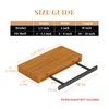 2pcs Floating Shelf Hardware Heavy Duty Hidden Shelf Brackets Support,Wall