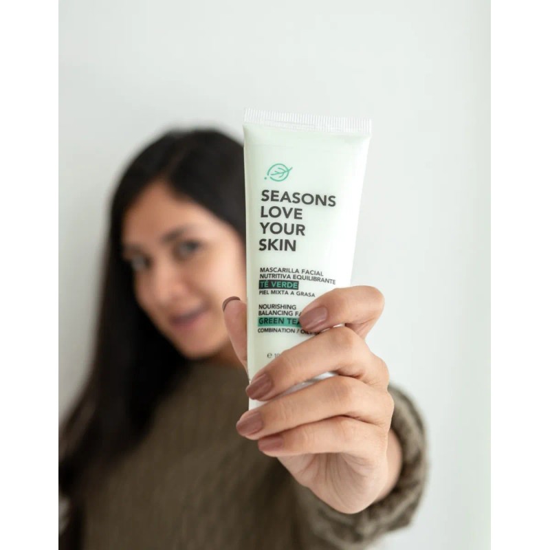 Mascarilla Facial Nutritiva Equilibrante Verde