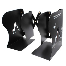 Duffire Creative Stationery Supplies Retractable Bookshelf Folding Bookcase Metal Student Cartoon Trust on Books