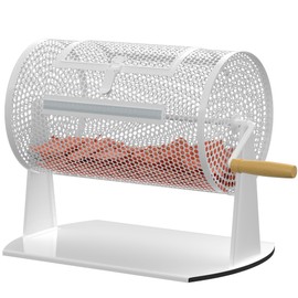 Orionstar Raffle Drum, Games & Sports Professional Raffle Ticket Spinner with Wooden Turning Handle Holds 2600 Tickets (White)