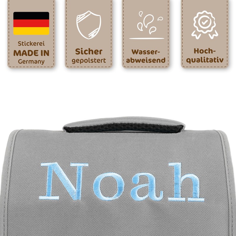 my STITCHERY Toniebox Bag, Blue (embroidered with name), Children's luggage