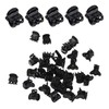 50 Stück Kleine Haarspangen,Mini Haarklammern,Haarspangen Damen,Haarclips Mädchen,Haarklammer Klein,Klaue Clips Kunststoff,Rutschfestem