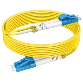 2m(6ft) OS2 LC to LC Single Mode Fiber Patch Cables, Options 7inch~1000ft, SM Singlemode Fiber Optic Cable 10G SMF LSZH Duplex 9/125μm OD 2.0mm 𝙍𝙖𝙢𝙗𝙤𝘾𝙖𝙗𝙡𝙚𝙨