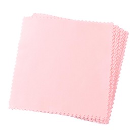 KONTONTY 80pcs Pink Microfiber Cloths Eyeglass Screen Camera Lens Cleaning Gentle