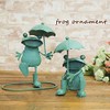 Murataya Sangyo Figurine/Object Green Frog Umbrella (Frog Umbrella Sitting (02))