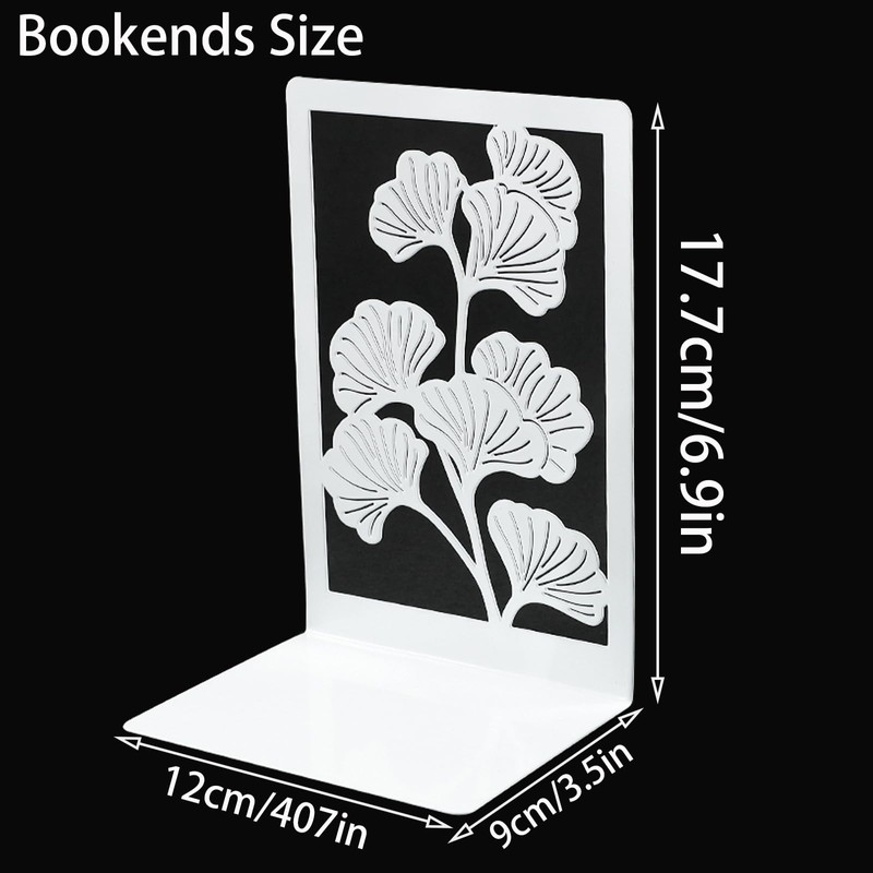 Bookends Bookends Metal Bookends Black Book Holder for Shelf Decorative